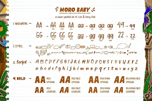 Moro Baby Display font