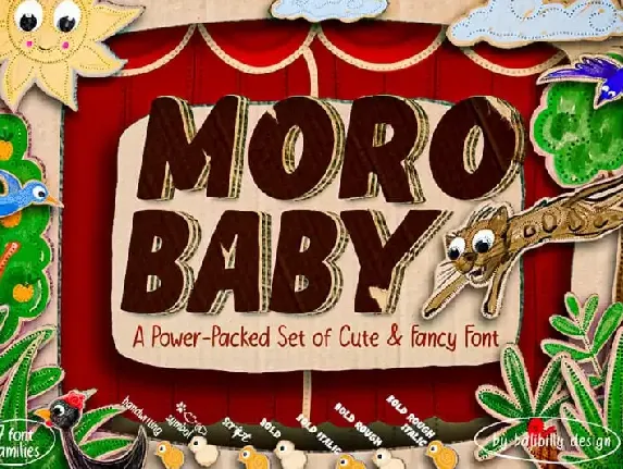 Moro Baby Display font