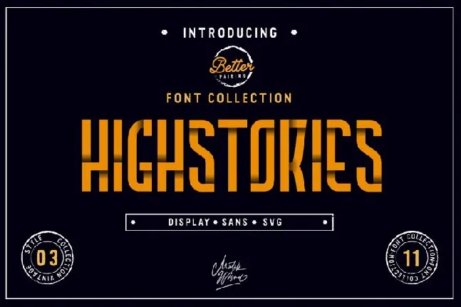 Highstories Family font