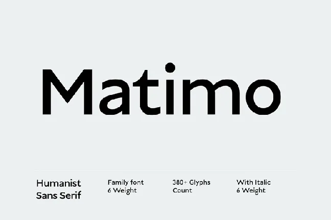 Matimo font