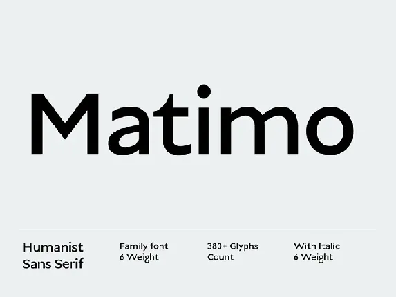 Matimo font