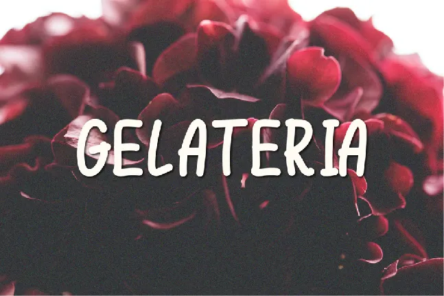 Gelateria font