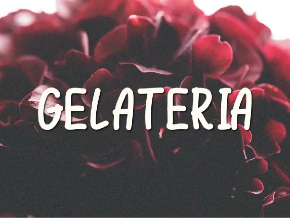 Gelateria font