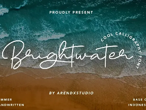 Brightwater font