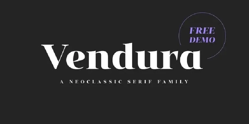 Vendura Sans Serif Demo font