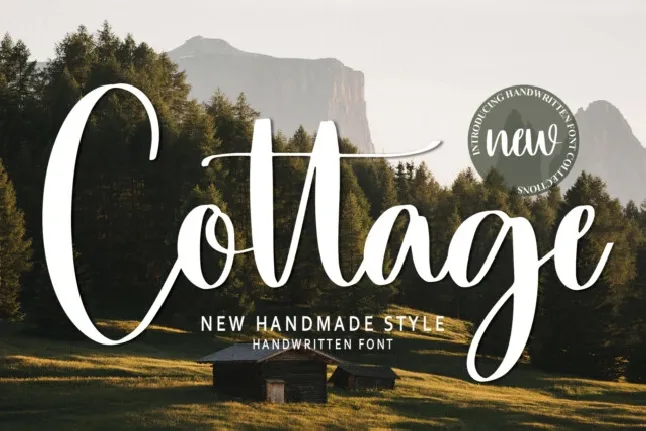 Cottage Script font