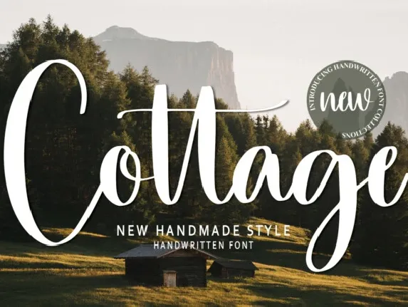 Cottage Script font