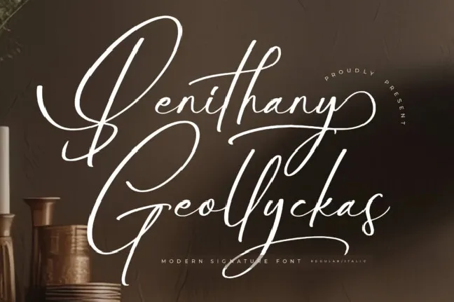 Benithany Geollyckas font