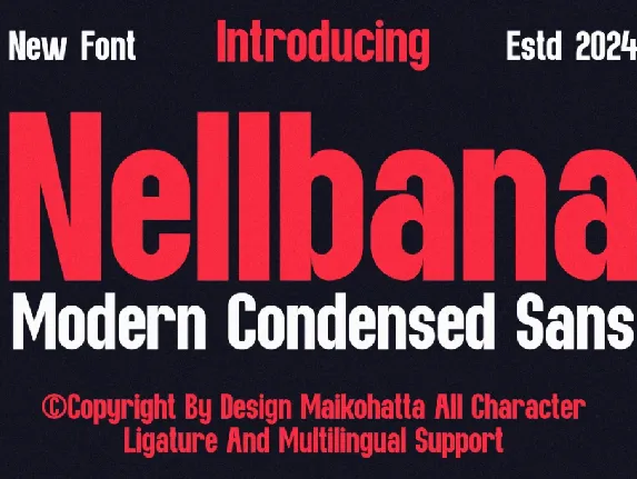 Nellbana font