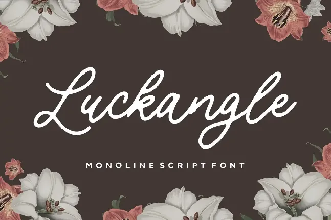 Luckangle font