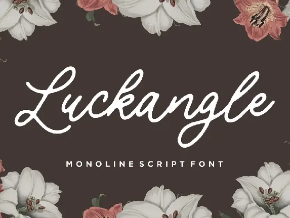 Luckangle font