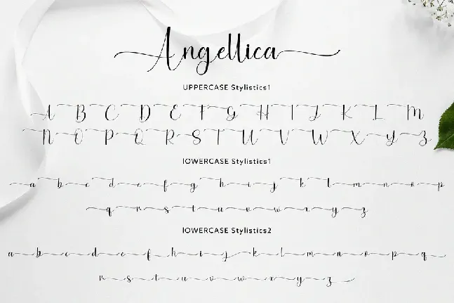 Angellica - Demo font