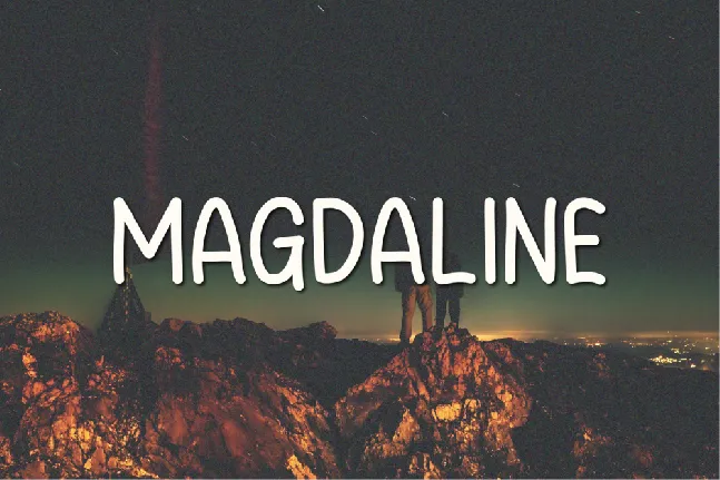 Magdaline font