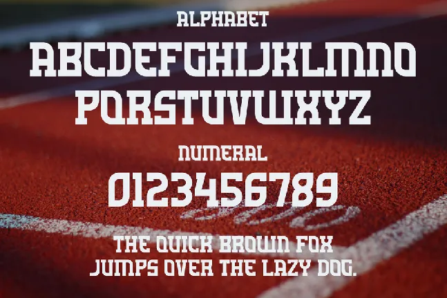 SUPERUN font