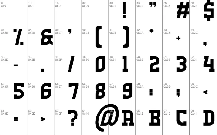 SUPERUN font