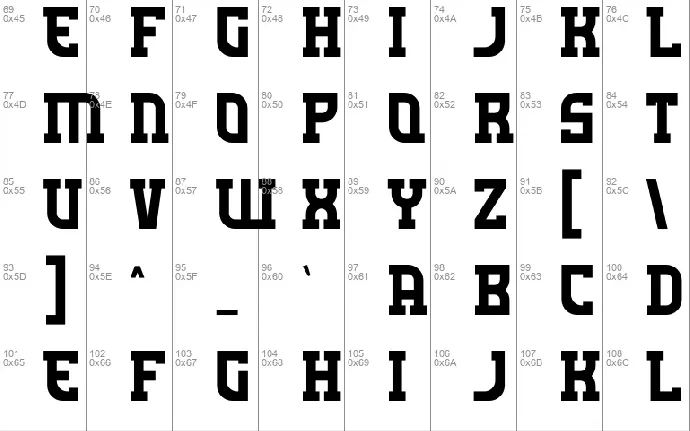 SUPERUN font