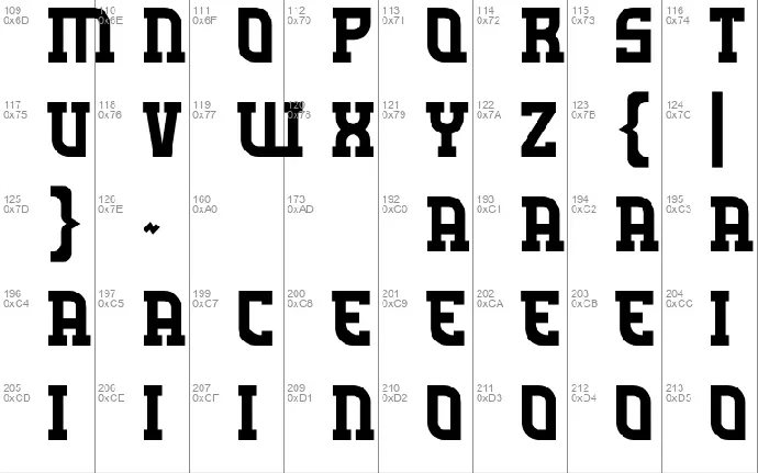 SUPERUN font