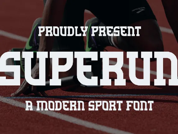 SUPERUN font