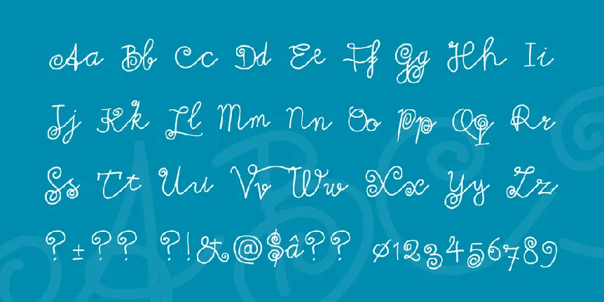 Milkmoustachio font