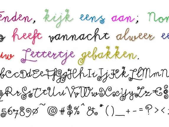 Milkmoustachio font