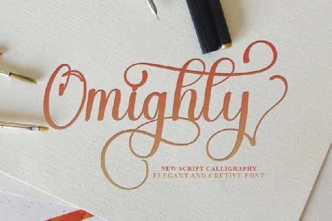 Omighty font