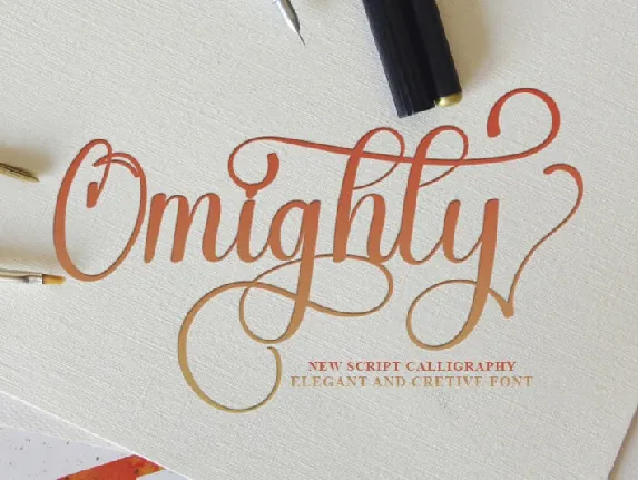 Omighty font