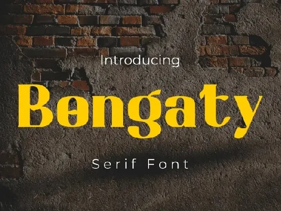 Bongaty font