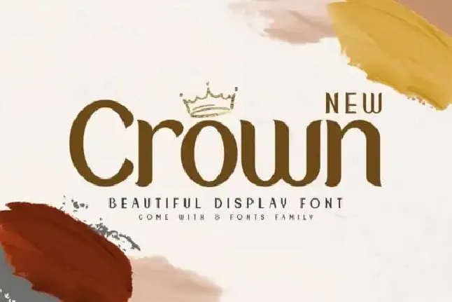 New Crown Sans Serif font