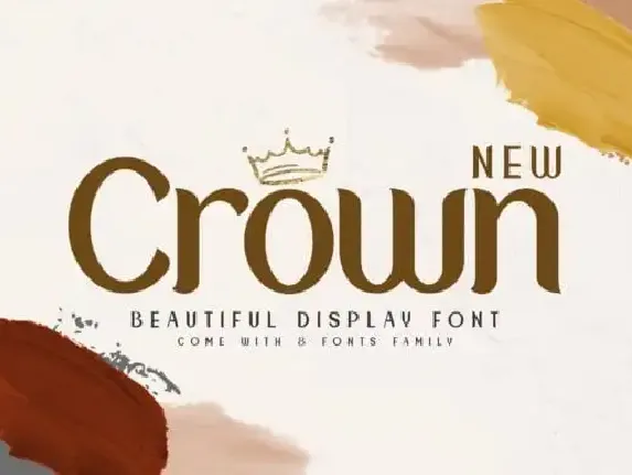 New Crown Sans Serif font