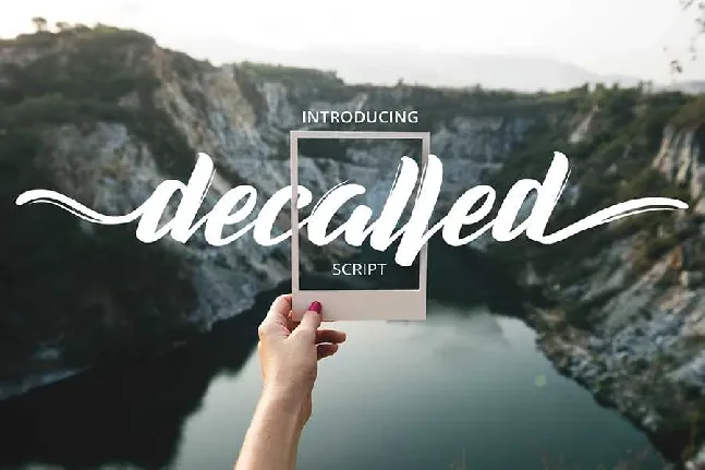 Decalled Script Free Download font