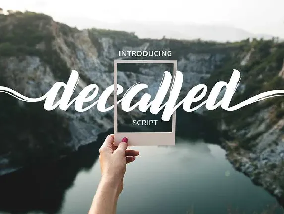 Decalled Script Free Download font