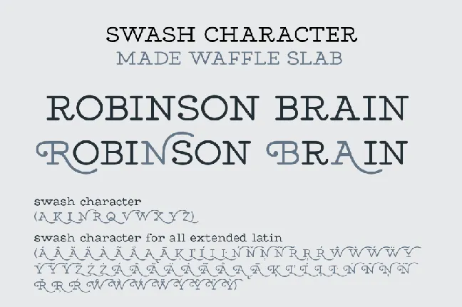 MADE Waffle font