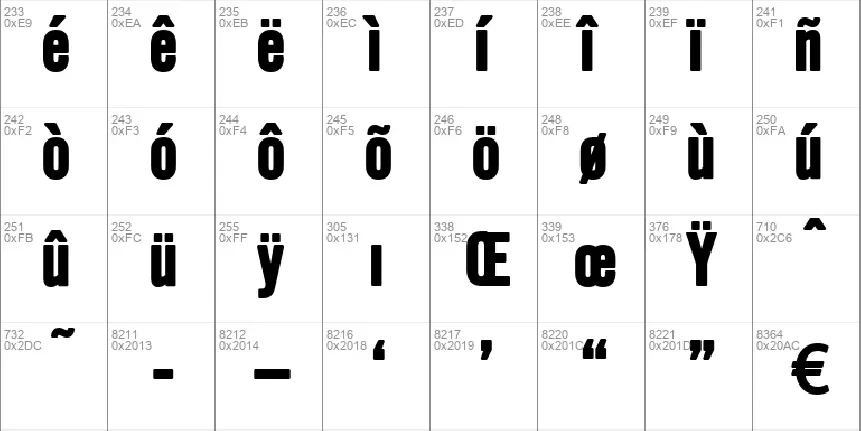 Hallo Euroboy font