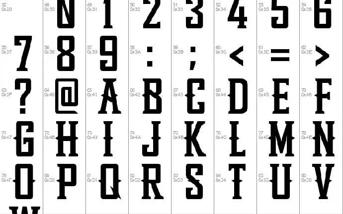 Broken Knight font