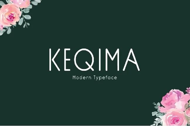 Keqima Display font