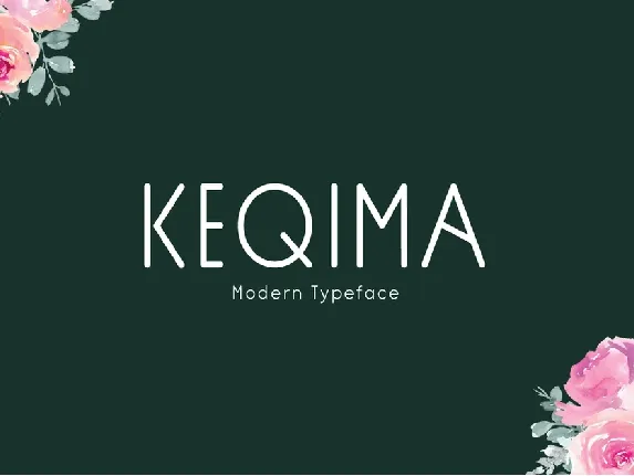 Keqima Display font