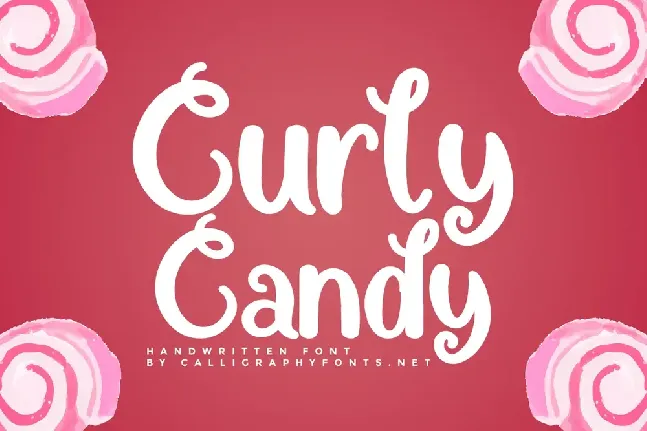 Curly Candy Demo font