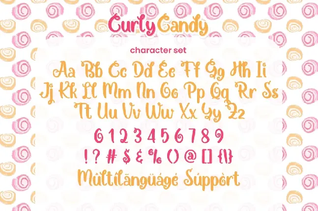 Curly Candy Demo font