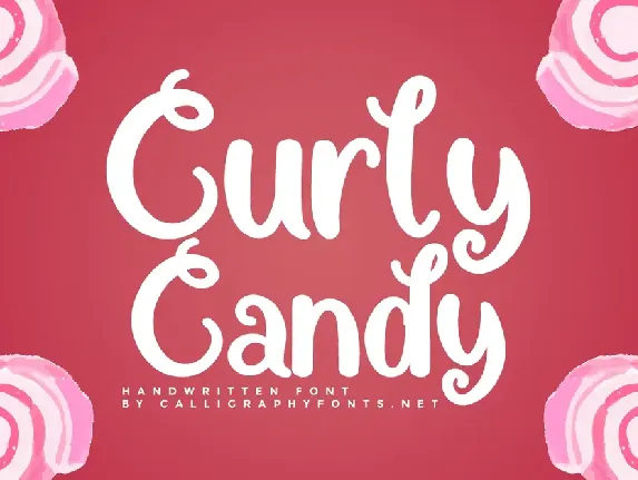 Curly Candy Demo font