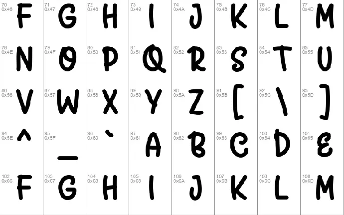 Boreus font