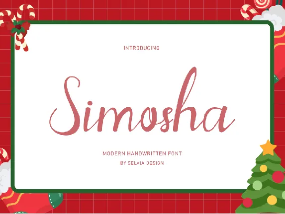 Simosha font