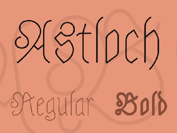 Astloch font