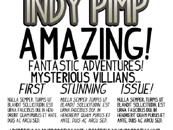 Indy Pimp font