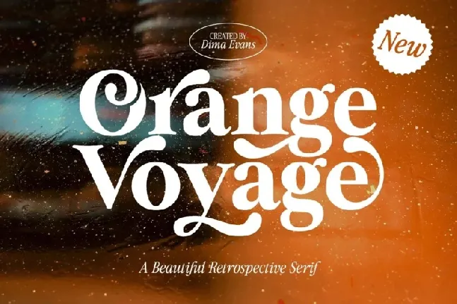 Orange Voyage font