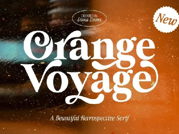 Orange Voyage font