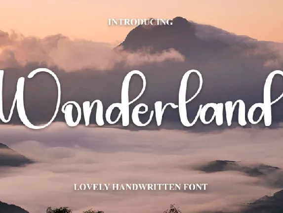 Wonderland Typeface font