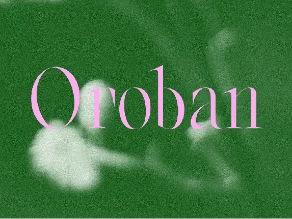 Oroban Family font