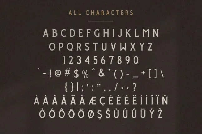 Giroud Condensed Serif font