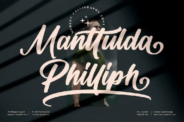 Manttulda Philliph font