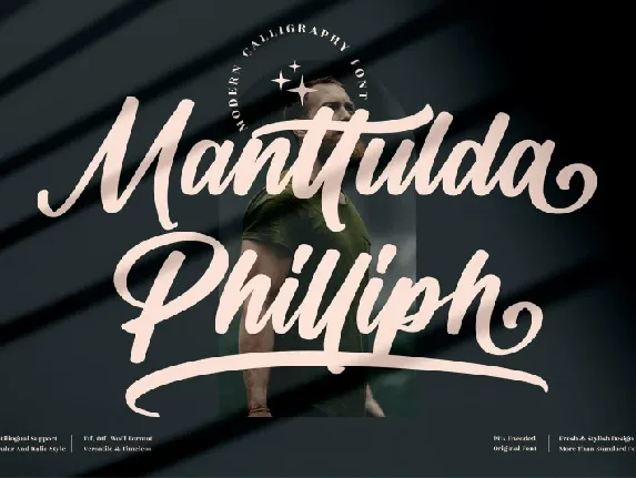 Manttulda Philliph font